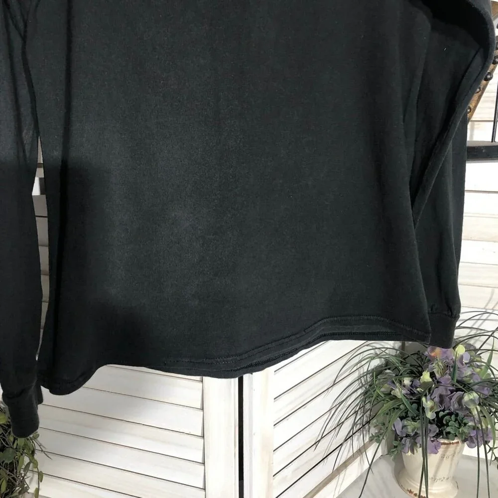 Columbia Black Cotton Long Sleeve Graphic T-Shirt Men's M - Picture 8 of 10